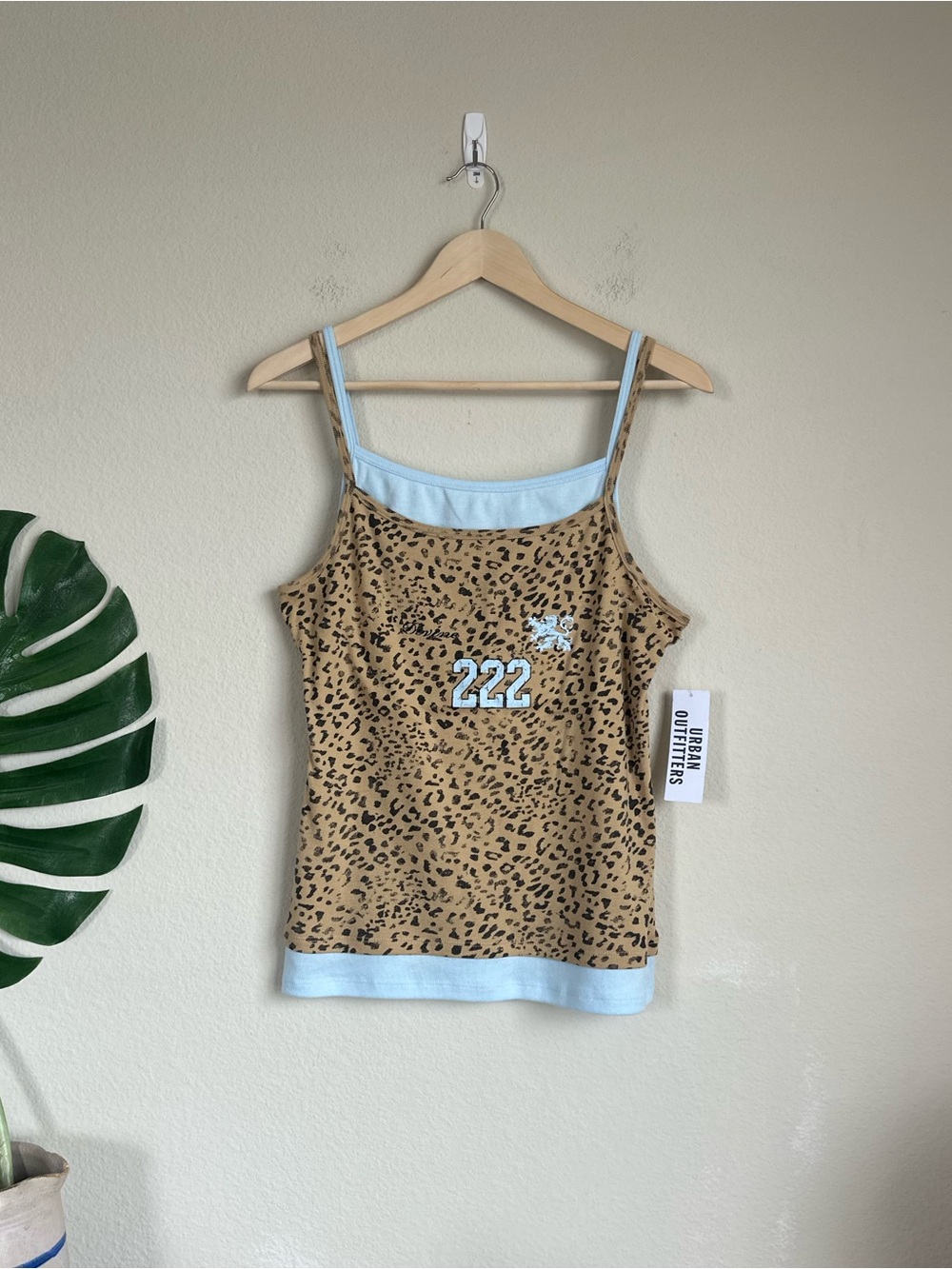 NWT Urban Outfitters BDG Nico 222 Graphic Double Layer Cami